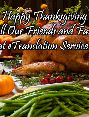 Célébrer Thanksgiving avec un soutien linguistique inclusif eTranslation Services